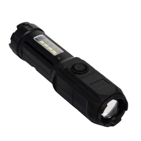 Фонарь ручной аккумуляторный 5 Вт, 120 лм, 800 мАч, XPE, SMD, 4 режима, ZOOM, 13*3,5*3,5см, USB