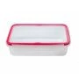 Контейнер пищевой 1,6л 239*165*65мм пластик ЭКСТРА ЛОК Light L герметичный красный (16)