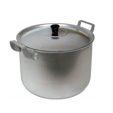 Кастрюля 6л алюминий КЛАССИКА мет.крышка (6)