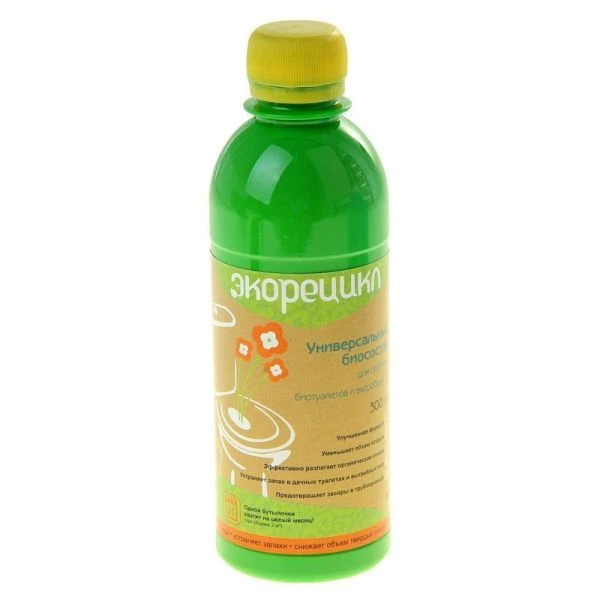 Биоактиватор для туалетов Экорецикл 300мл (18)