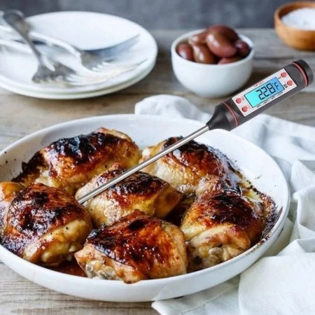 Термощуп электронный нерж.сталь 24см (жало 14,7см) TP-101