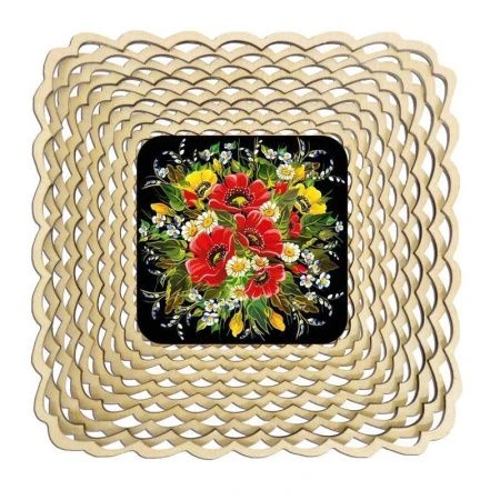 яяяХлебница МАКИ НОВЫЕ 250*250мм ХЛ6