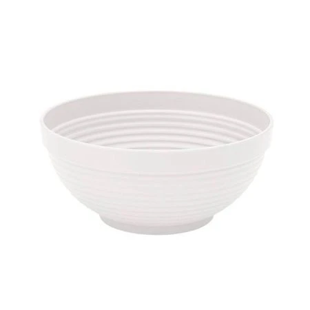 Горшок цветочный 2л d20см пластик МИСКА ПАРМА белый (22)