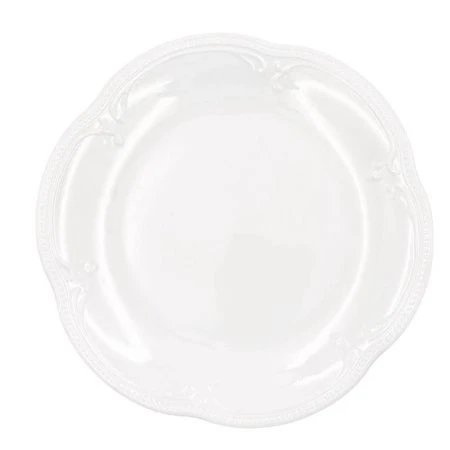 Тарелка мелкая 26см фарфор White Ornaments обеденная (24)
