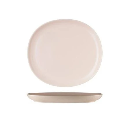 Тарелка мелкая 26см керамика BILLIBARRI LESS MATT APRICOT обеденная (6)
