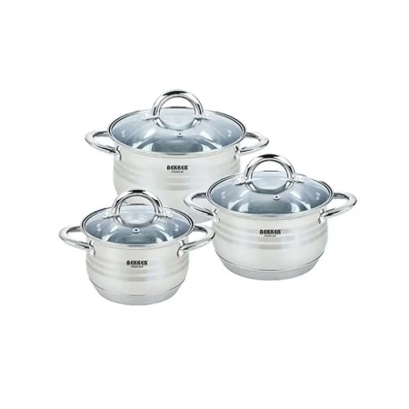 Набор кастрюль 3пр нерж.сталь BK-1605 (4)