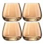 Стаканы набор 4шт 300мл стекло ЗОЛОТОЙ МЕД низкие (4)