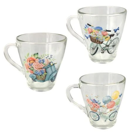 Кружка 250мл стекло Грация РОМАНТИКА (20)