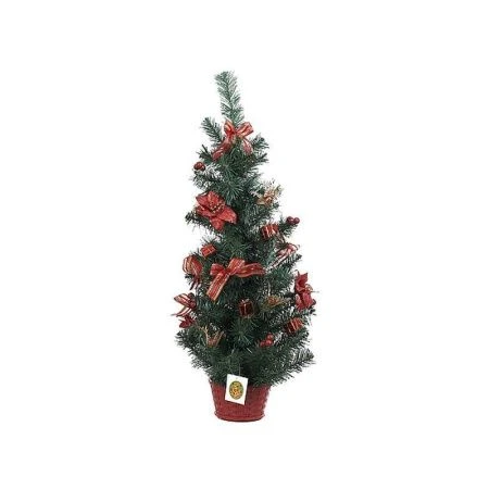 Елка искусственная 75см с украшением (упак.пакет)