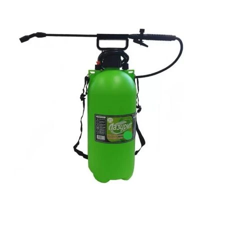 Опрыскиватель пневматический 10л пластик Лазурит (6)