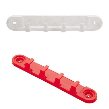 яяяВешалка 4 крючка пластик 270*30*45мм (60/42) ВЫВОД