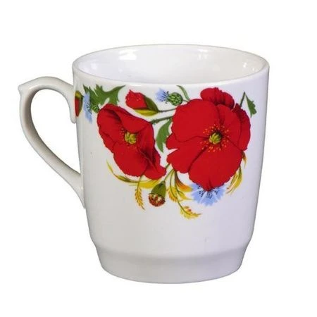 Кружка 350мл фарфор МАКИ КРАСНЫЕ Весна (24) Кружка 350мл фарфор МАКИ КРАСНЫЕ Весна (24)