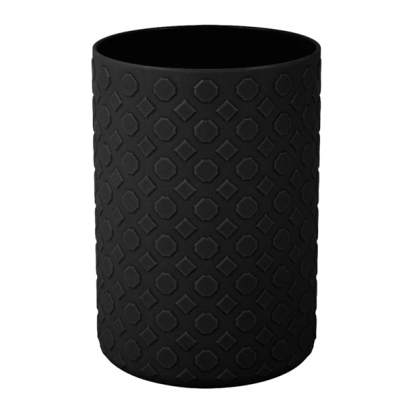 Стакан для ванной комнаты 125мл 7,8*11,2см пластик BLACK (24)