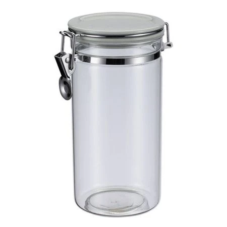 Банка для сыпучих продуктов 1200мл стекло Desco с фиксатором 74-702 (24)
