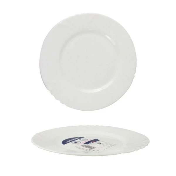 Тарелка мелкая 19,5см стеклокерамика КАДИКС десертная H4129 (24)