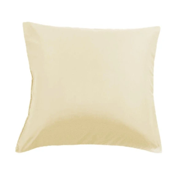 Наволочка 70*70 набор 2пр трикотаж ДомаРу Кремовый на молнии