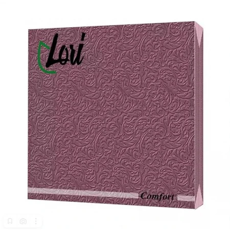 Салфетки бумажные Лори Комфорт 16шт 2-х слойные 33*33 Аметист (20)