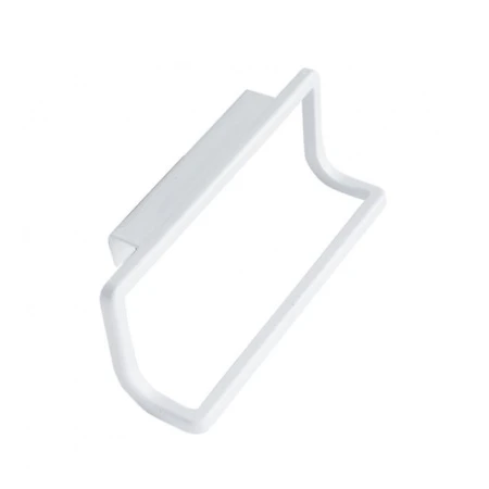 Вешалка для полотенец 22,5*6*9см пластик белая M-B30-01 (12)
