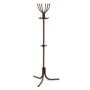 Вешалка напольная 6 крючков 700*700*1800мм металл КОМФОРТ медный антик ВК6