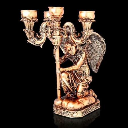 Подсвечник полистоун Ангел бронза, 23х17х14см   1058149 (6) Подсвечник полистоун Ангел бронза, 23х17х14см   1058149 (6)