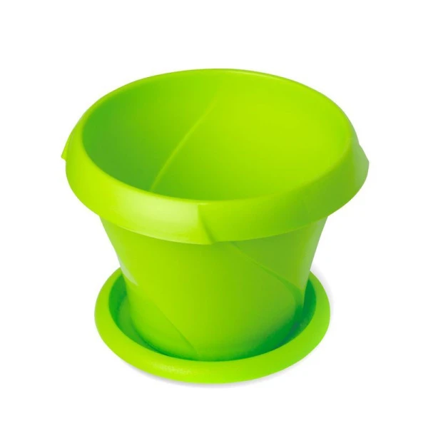 Кашпо 9,2л d315мм пластик ФЛОРИАНА с поддоном салатовое С388САЛ (10)