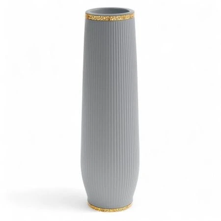 Ваза для сухоцветов 60см керамика серая JC-16001 (8)