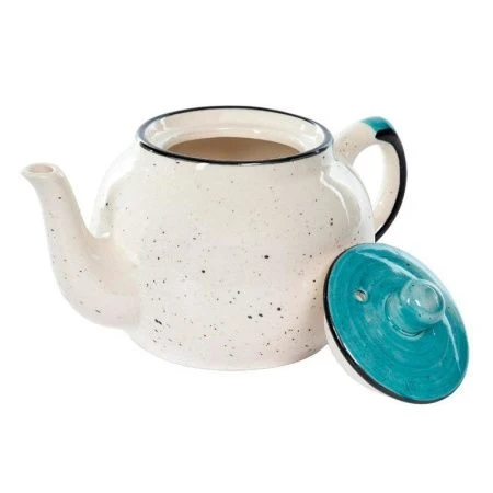 Чайник заварочный 510мл керамика Аэрография МЯТНЫЙ БРИЗ (18)