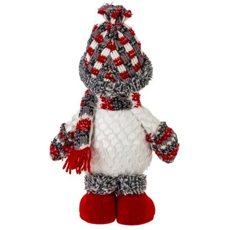 Игрушка мягкая Снеговик 22*10*44,5см текстиль 2 вида (24)