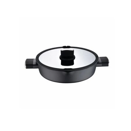 Сотейник 3,37л алюминий АП ION PLUS стекл.крышка 28см арт.BG-35913-BK (6)
