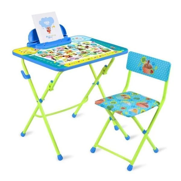 Комплект (стол, пенал, стул мягкий с подножкой) металл/пластик НИККИ КУ2/ПА Пушистая азбука (1) Комплект (стол, пенал, стул мягкий с подножкой) металл/пластик НИККИ КУ2/ПА Пушистая азбука (1)