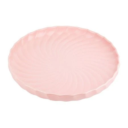 Тарелка мелкая 21см фарфор Fresh Taste. Light pink обеденная (32)