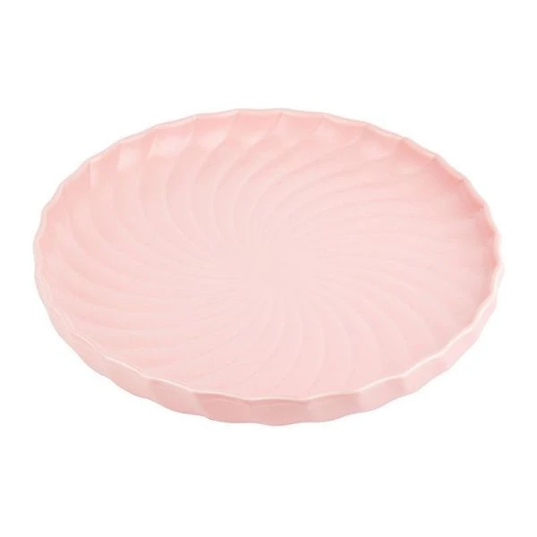 Тарелка мелкая 21см фарфор Fresh Taste. Light pink обеденная (32)