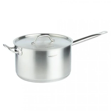 Сотейник 8л нерж.сталь ОБЩЕПИТ-ШЕФ d26см h16см мет.крышка, 2 ручки ТРС КТ-ОБ-КК-26 (2)