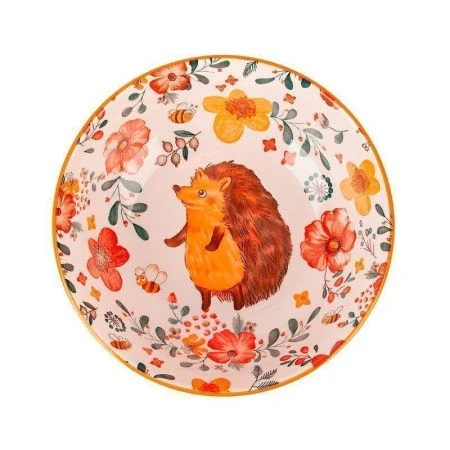 Салатник 1500мл 20см фарфор Kawaii Forest. Hedgehog (5/20)