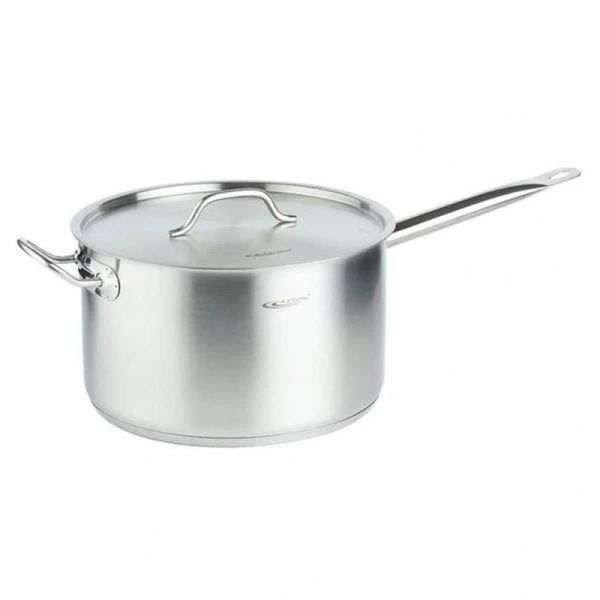 Сотейник 8л нерж.сталь ОБЩЕПИТ-ШЕФ d26см h16см мет.крышка, 2 ручки ТРС КТ-ОБ-КК-26 (2)