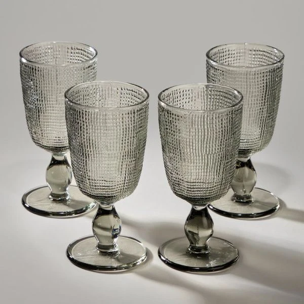 Бокалы набор 4шт 280мл стекло Tempo grey (6)