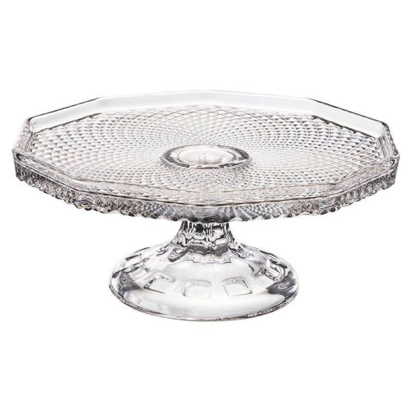 Тортовница 19,5*7,5см стекло DIAMANT (12)