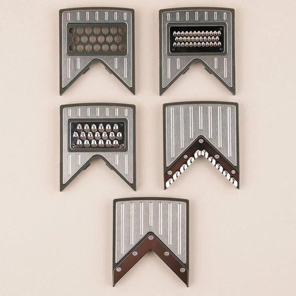 Овощерезка универсальная "Оливковая роща" 5 сменяемых лезвий, цвет оливковый   9938603