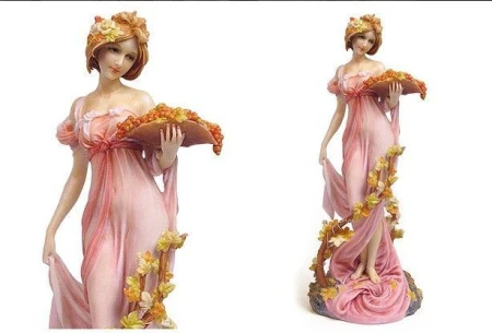 яяяСтатуэтка Девушка с виноградом 28см VWUAN10325AB