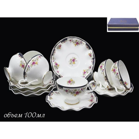 Кофейный набор 12пр 100мл фарфор на 6персон подар.уп. (8) Кофейный набор 12пр 100мл фарфор на 6персон подар.уп. (8)