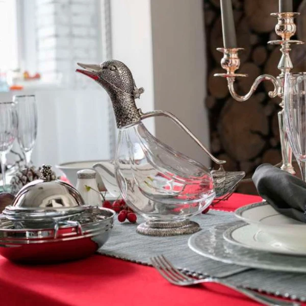 Декантер 750мл стекло/нерж.сталь Утка RE-C3045N (12)