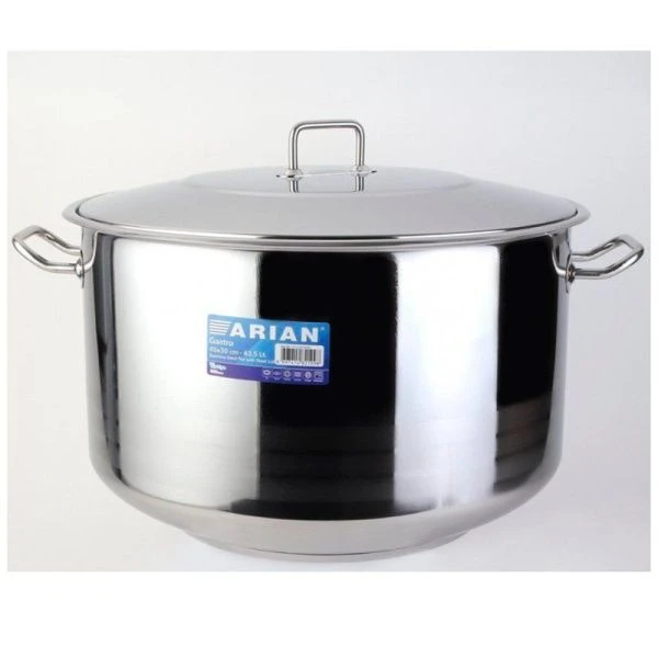 Кастрюля нерж.сталь  43,5л (45*30/дно d29,5см) / Ариан Гастро 4TTCLK4545002, арт. 4TTCLK4545002