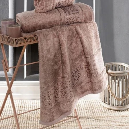 Полотенце бамбук 50*90см Karna ARMOND (Капучино) 500г