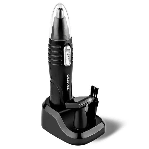 Триммер эл. 3 в 1 пластик Centek CT-2179 чёрный/серебро + BARBER-стайлер для бороды и усов (40)