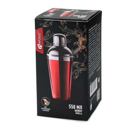 Шейкер 550мл нерж.сталь Vanilla VNL-02 (12)
