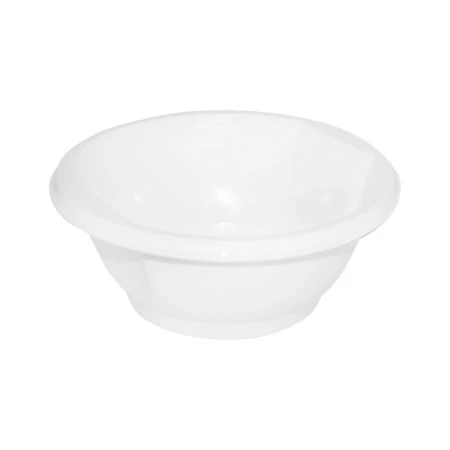 Миска одноразовая 600мл полистирол ПРЕМИУМ белая суповая ПП (1000/50/450)
