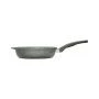 Сковорода 22см алюминий АП PREMIUM GREY с несъемной ручкой стекл.крышка (10)