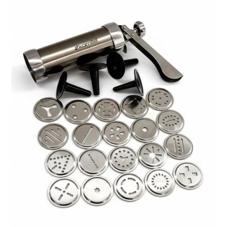 Шприц кондитерский 24 насадки 21*15,5*5,5см нерж.сталь (24)