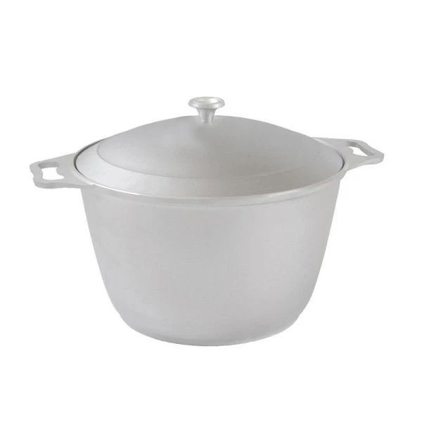 Кастрюля 12л алюминий с крышкой (4)