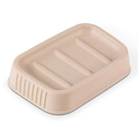 Мыльница открытая 12,5*8,5*2,5см пластик ЛАЙН песочный беж С566ПБЕЖ (32)